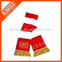 China Wholesale Custom Acrylic Knitting Soccer Scarf